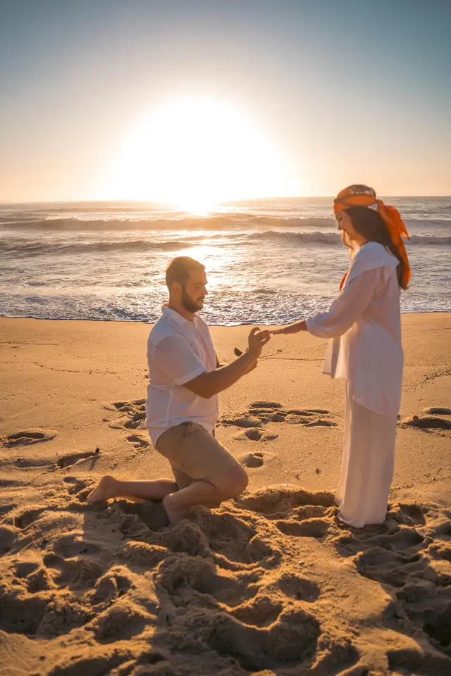 Pedido de casamento na praia em Ubatuba, foto de Renan Life fotógrafo