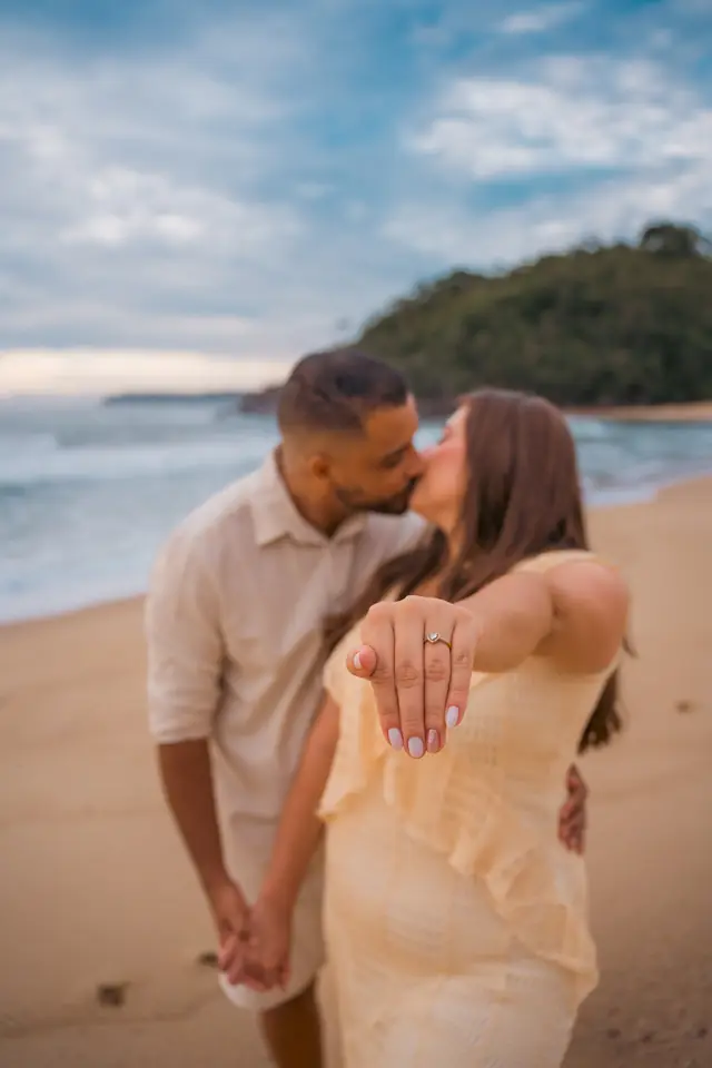 Pedido de casamento na praia em Ubatuba, foto de Renan Life fotógrafo