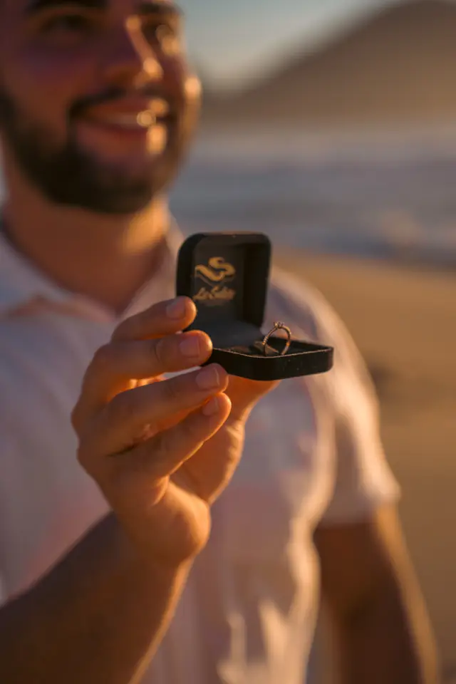 Pedido de casamento na praia em Ubatuba, foto de Renan Life fotógrafo