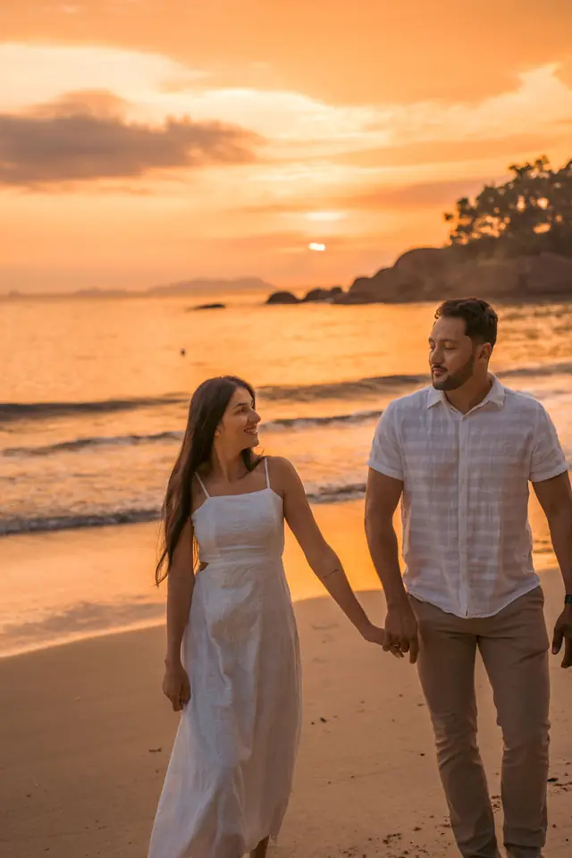 Pedido de casamento na praia em Ubatuba, foto de Renan Life fotógrafo