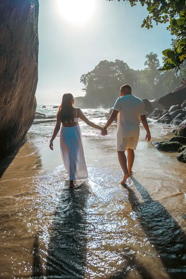 Pedido de casamento na praia em Ubatuba, foto de Renan Life fotógrafo