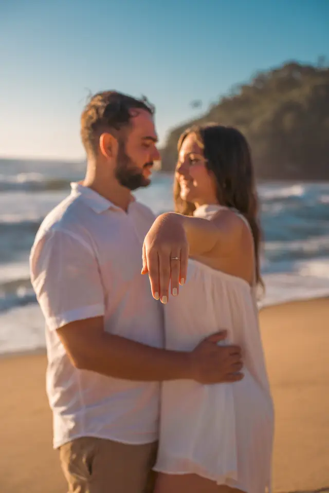 Pedido de casamento na praia em Ubatuba, foto de Renan Life fotógrafo