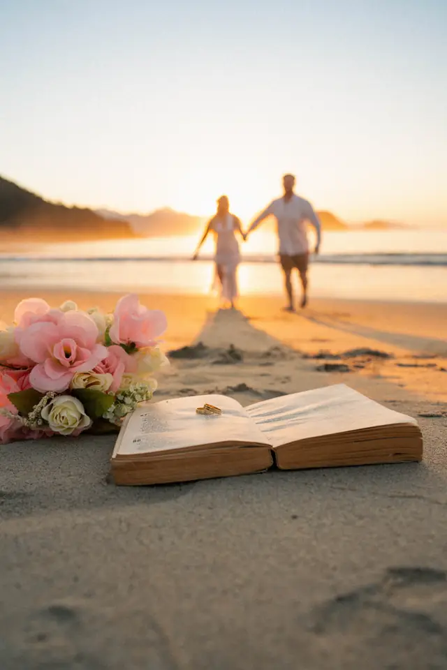 Ensaio de casal na praia em Ubatuba, foto de Renan Life fotógrafo