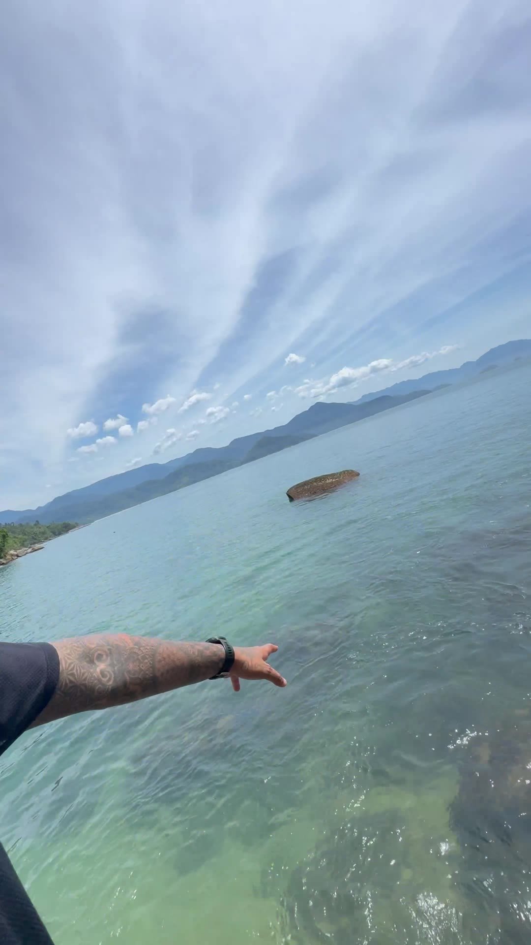 Piscinas naturais da Praia do Cedro do Centro, em Ubatuba